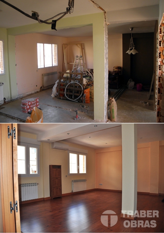 Año 2012. Reforma integral de vivienda realizada por Traber Obras. Madrid, barrio Latina.