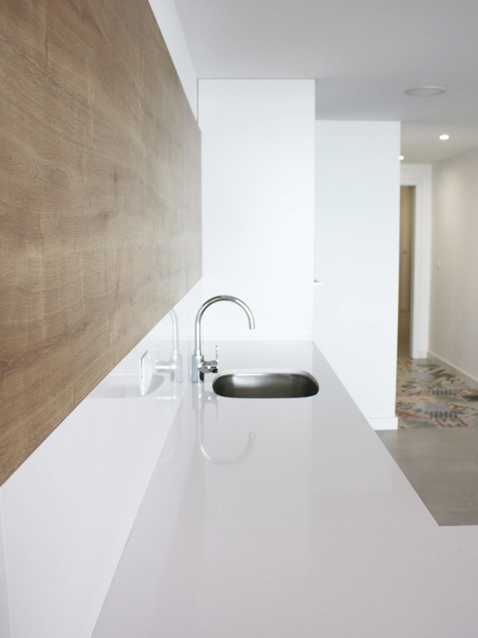 Detalle bancada cocina