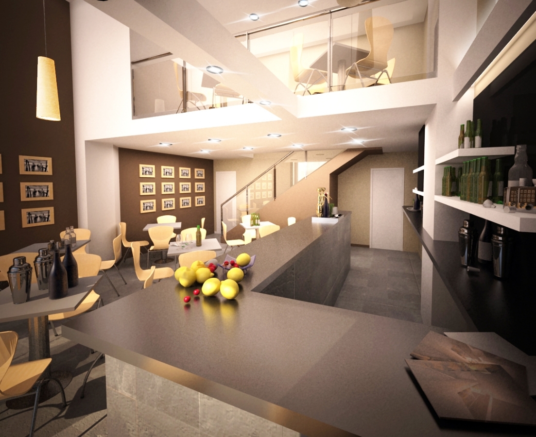 Reforma para un comercio, cafeteria