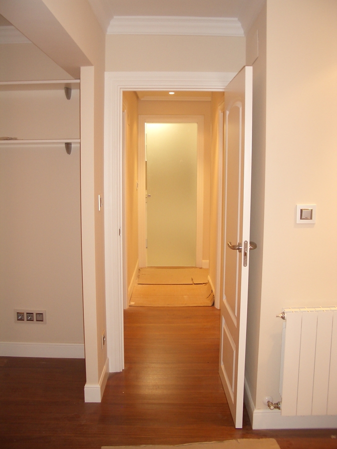 Hall de entrada a piso