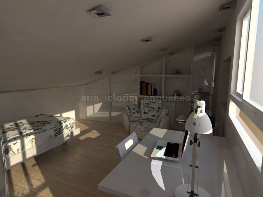 Reforma realizada en buhardilla