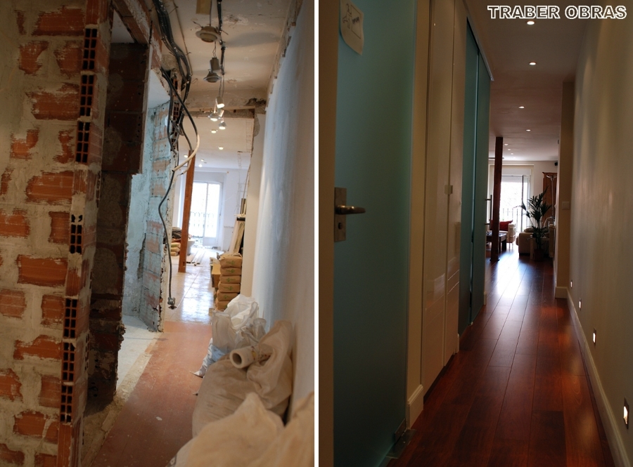 Año 2010. Reforma integral de vivienda por Traber Obras. Madrid, barrio Chueca.