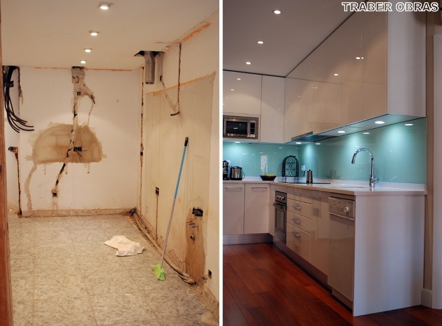 Año 2010. Reforma integral de vivienda por Traber Obras. Madrid, barrio Chueca.