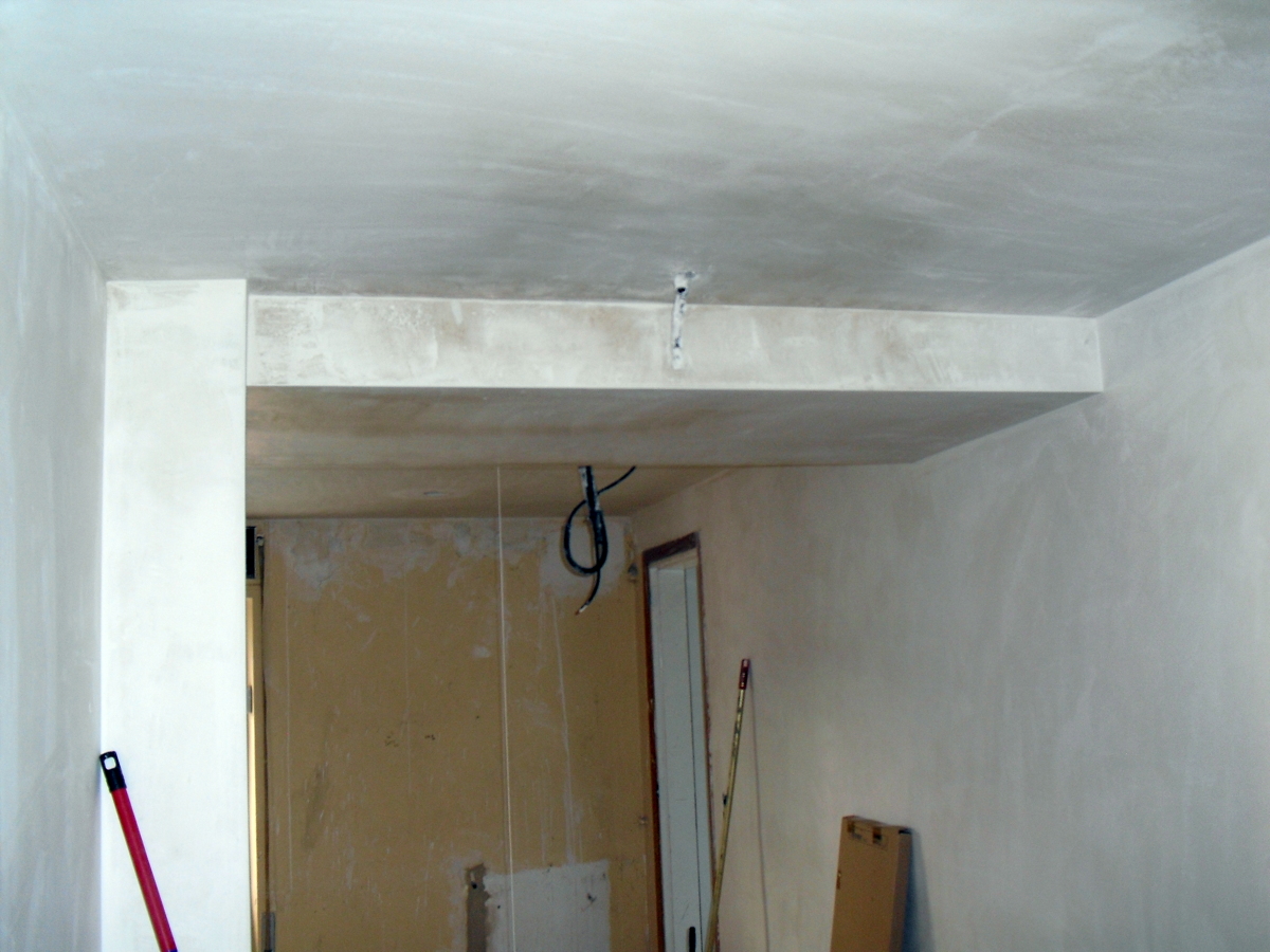 Reforma de  vivienda,yeso y cajon de escayola.