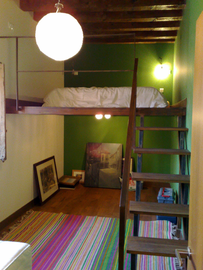 Rehabilitación de antiguos graneros. Dormitorio