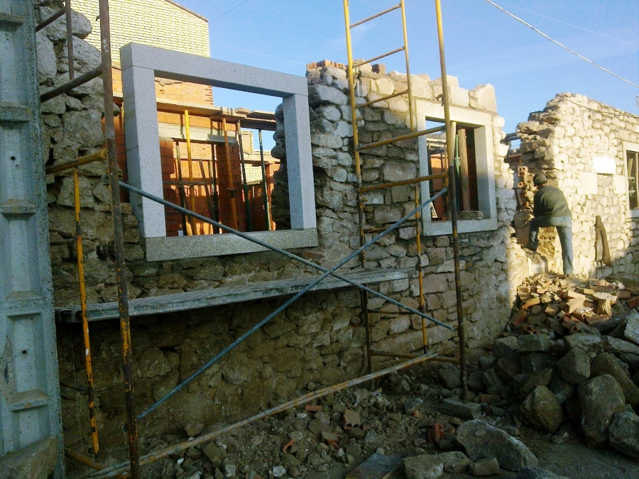 Rehabilitación de fachada, Almeida de Sayago, Zamora