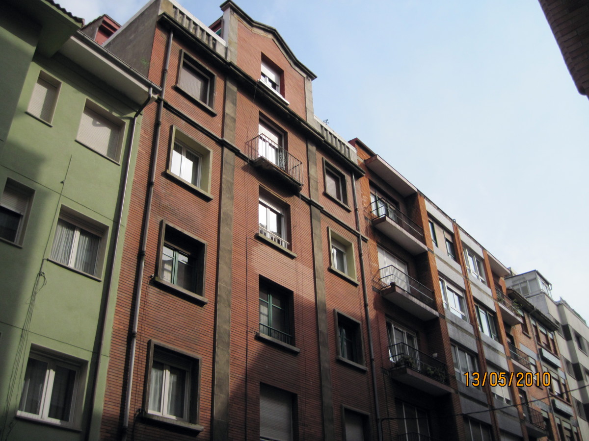 Rehabilitacion de fachada en Gijon calle San Rafael