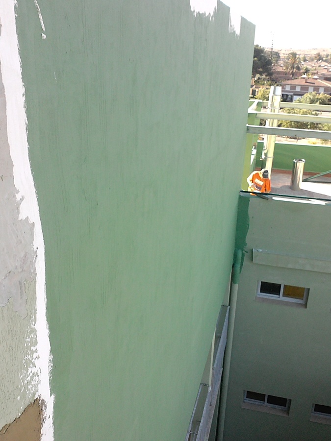 Rehabilitación fachada colegio cebac más de 10.000 m2