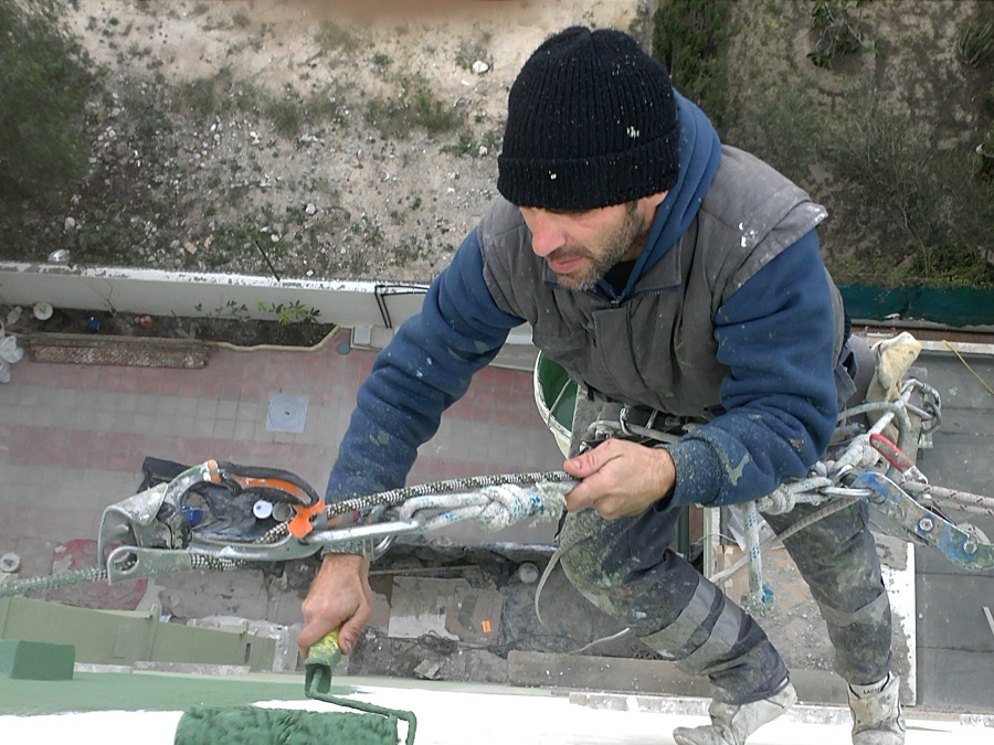 Rehabilitación fachada colegio cebac más de 10.000 m2
