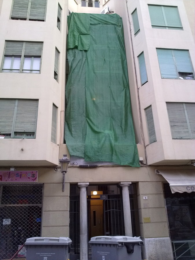 REHABILITACION FACHADA EN CALLE CISTER MALAGA