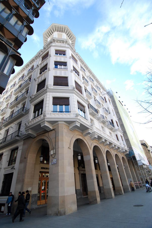 Rehabilitacion fachada  Heraldo Aragon