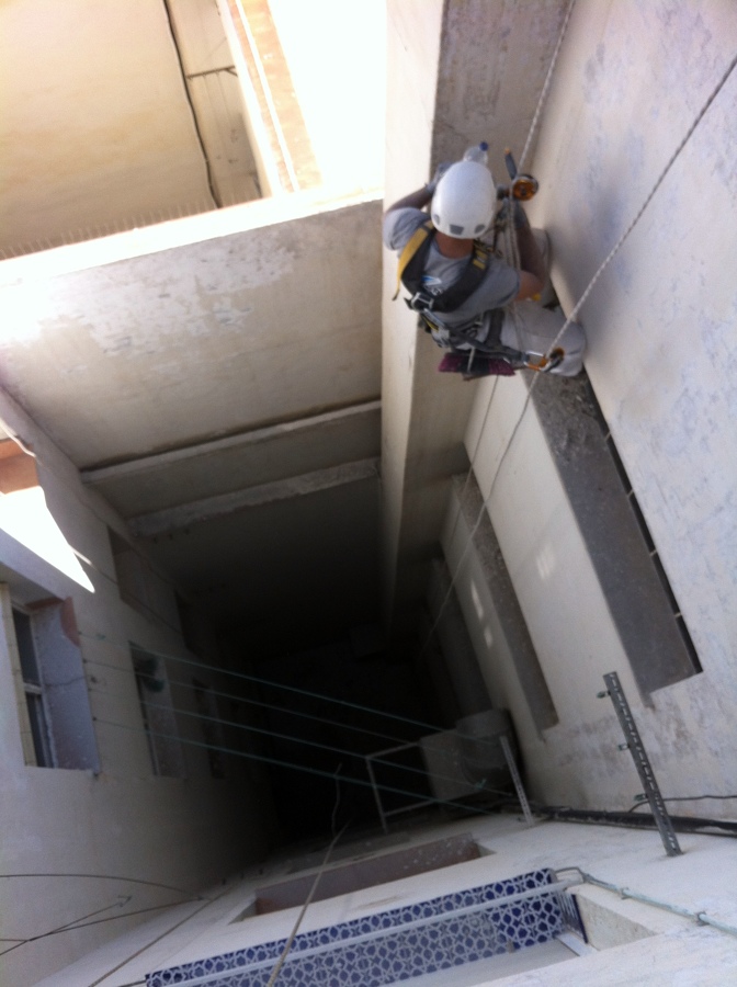 Rehabilitación patio interior