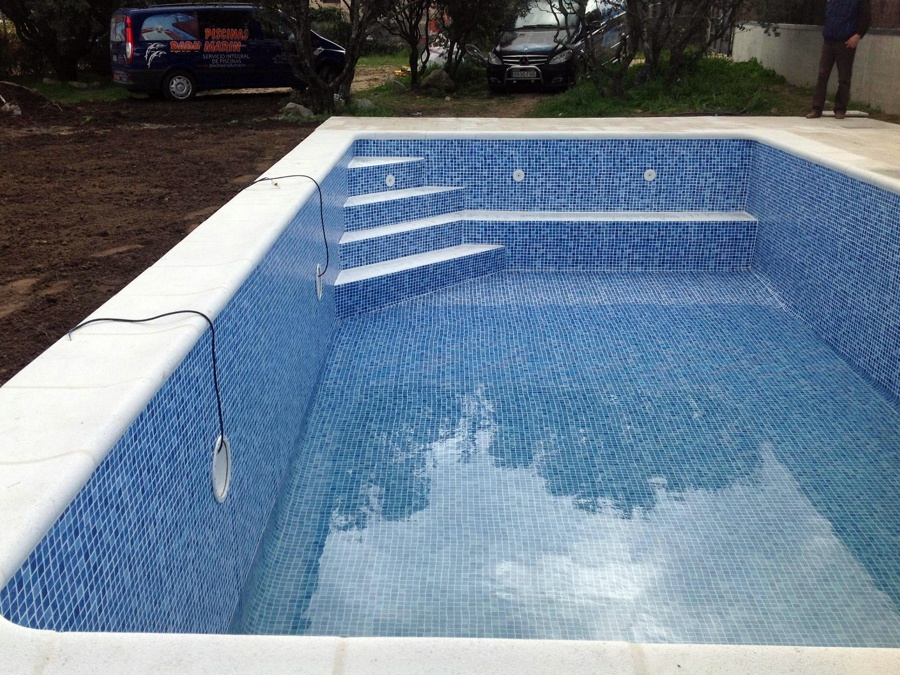 Rehabilitación piscina de hormigón con lámina armada ALKORPLAN 3000