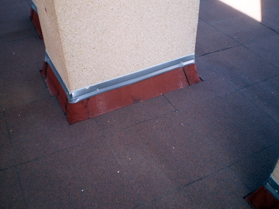 remate con perfil para evitar filtraciones por los perímetros 