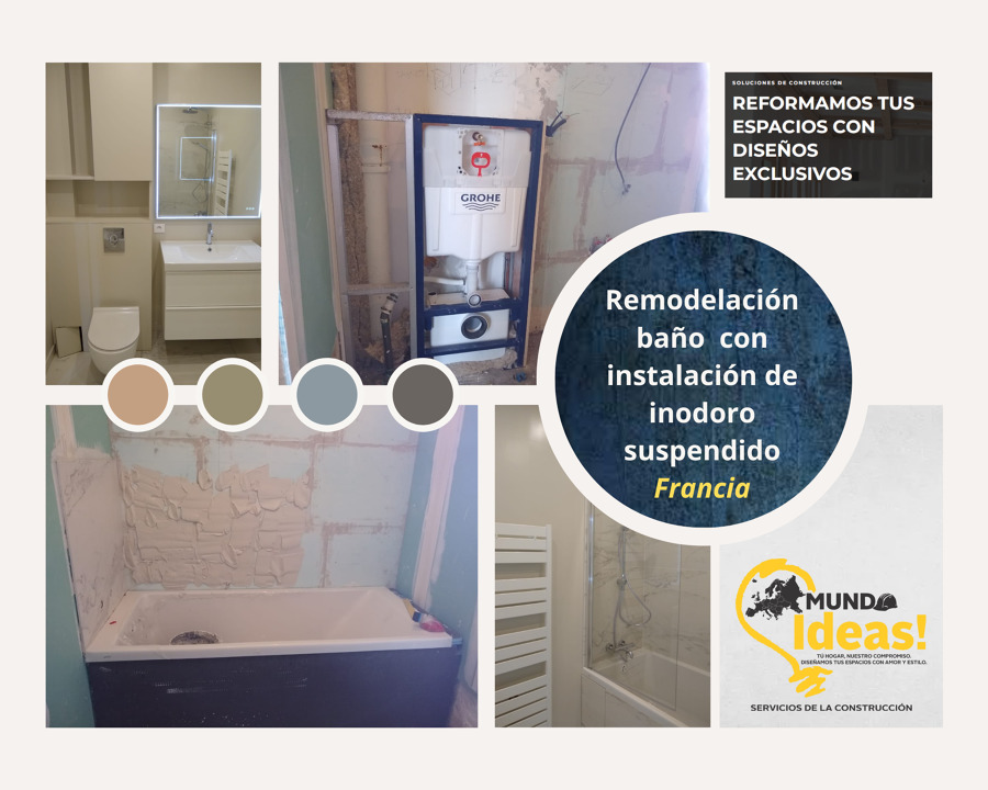 Baño con Inodoro Suspendido