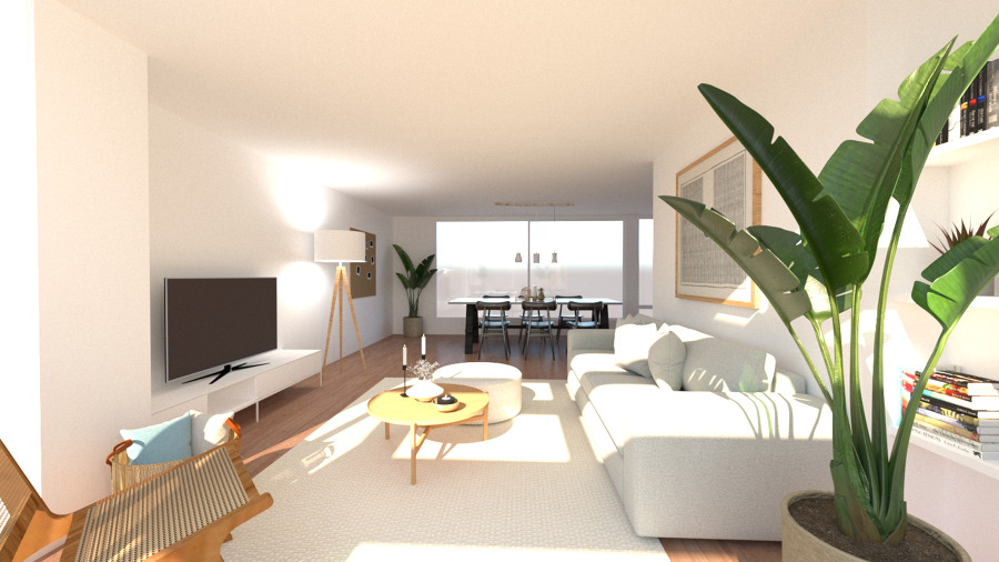 Decoración de salón comedor