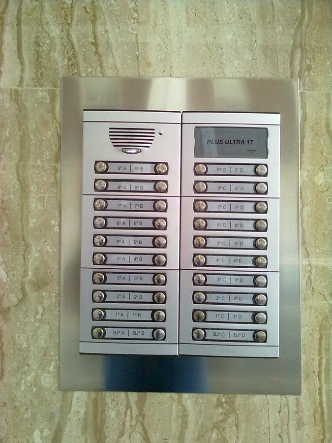 Renovación Placa de Calle de portero automático