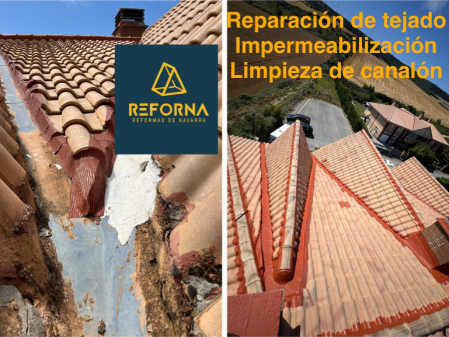 Reparación e impermeabilización tejado