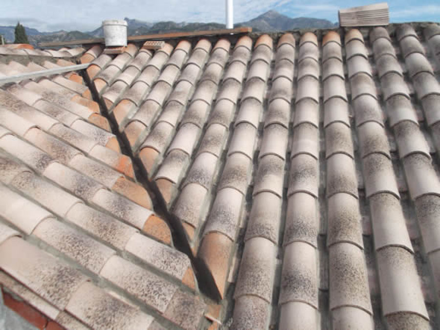 Reparación Cubierta Teja Envejecida