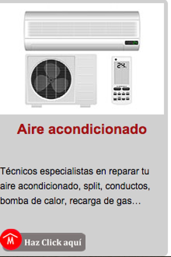 REPARACION DE AIRE ACONDICIONADO