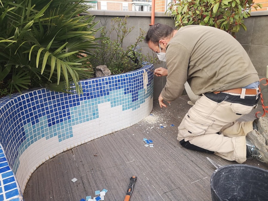 TRABAJOS DE REPARACIÓN DE JARDINERAS