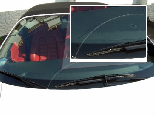 Reparacion de arañazo en Ferrari.