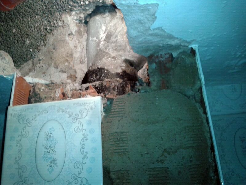 reparación de bajantes