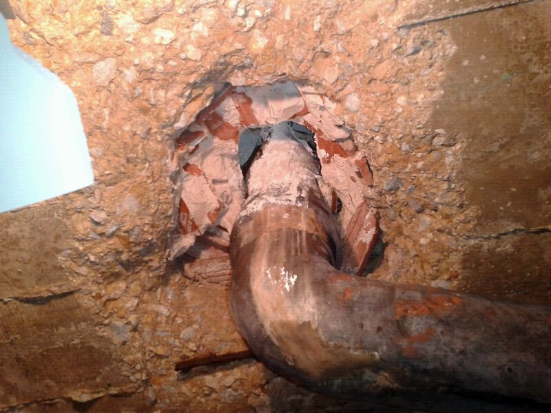 reparación de bajantes