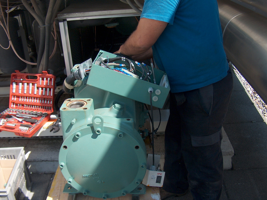 Reparación de compresores.