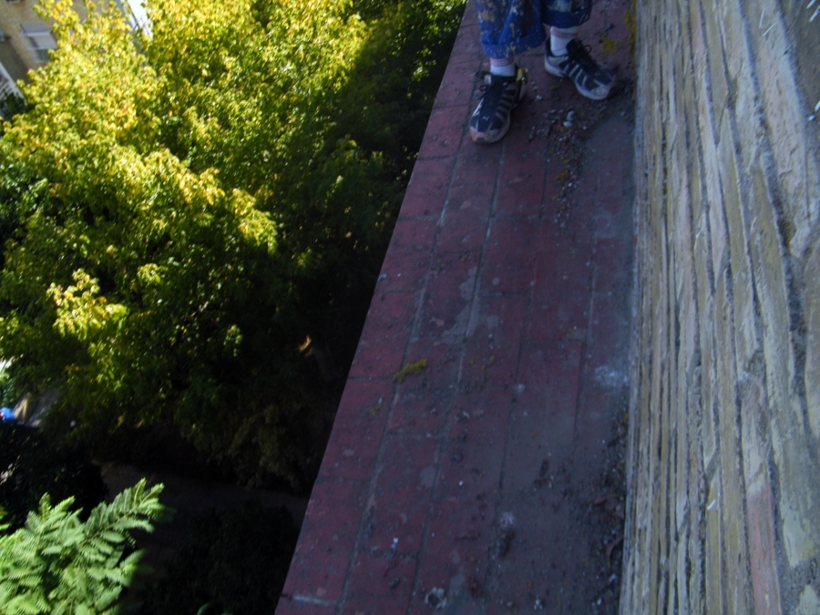 Reparación de cornisas (Antes de reparar)