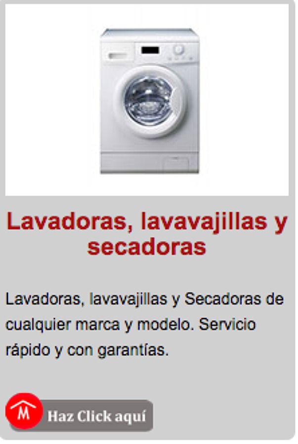 REPARACION DE LAVADORAS, LAVAPLATOS Y SECADORAS