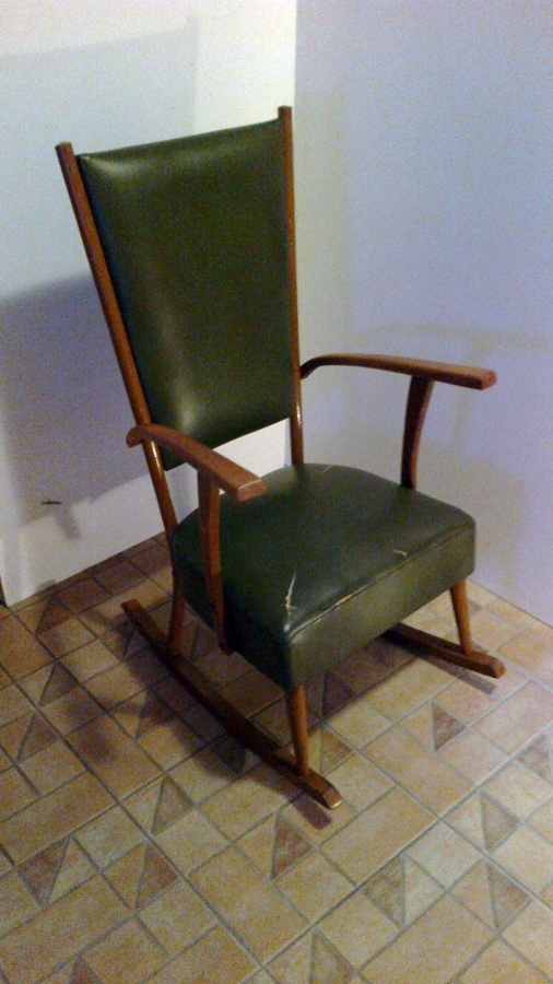 reparacion de mecedora asi la recojimos