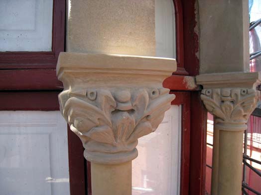 Reparación de piedra artificial