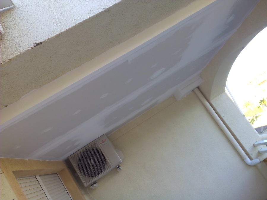 Reparación de techo Exterior con PLacas de PLadur