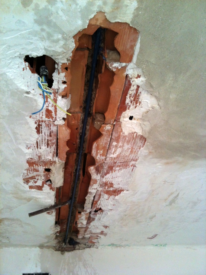 Reparación de vigas o jacenas.