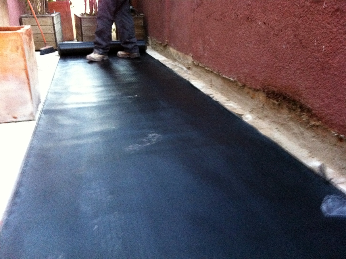 Reparación humedades en terraza