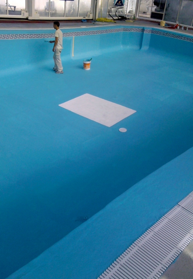 Reparacion y pintado de piscina
