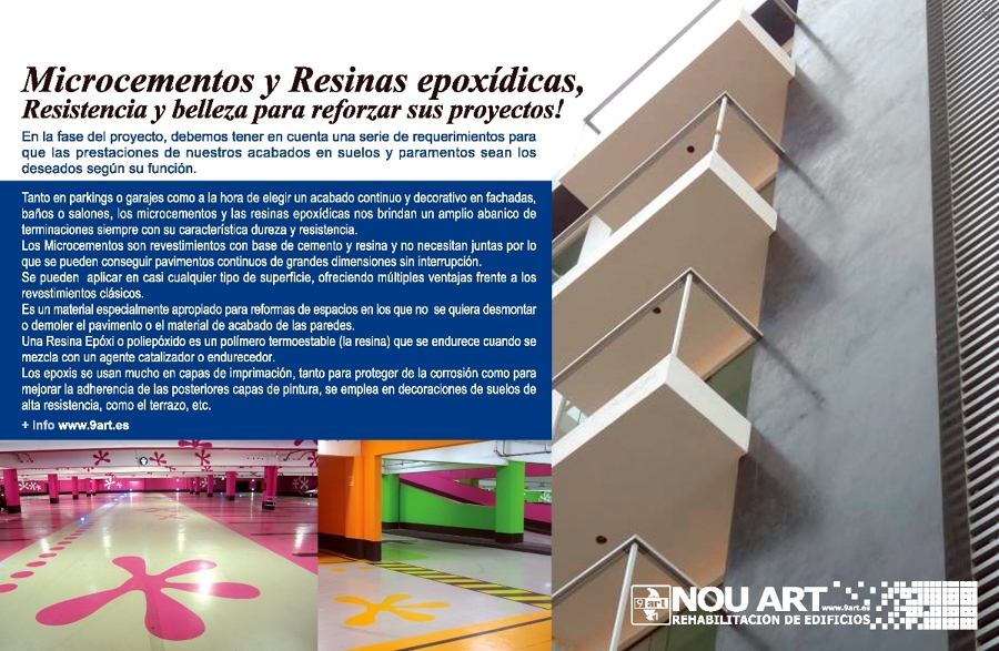 Resinas Epoxi y Microcementos