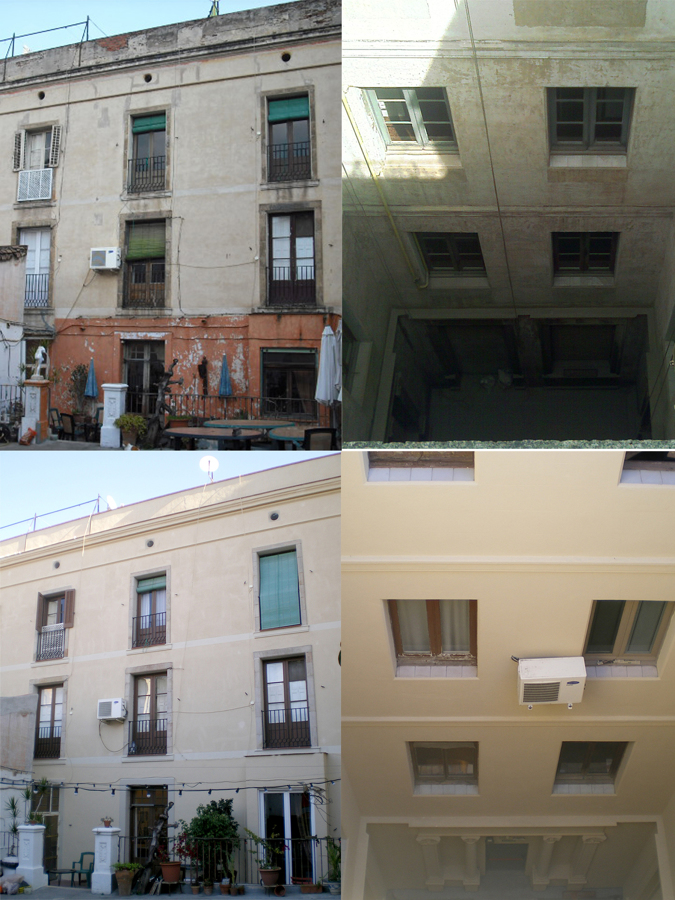 Restauració façana posterior i patis interiors