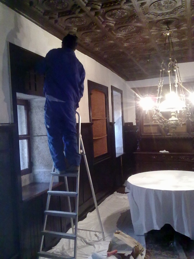 restauración edificio antiguo en centro de coruña