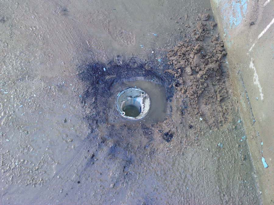 Restos de material viejo.