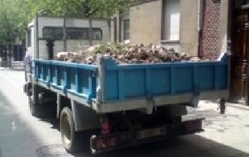 Retirada de escombros