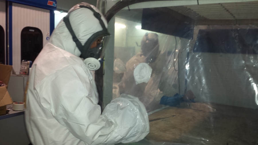 RETIRADA Y DESCONTAMINACION AMIANTO FRIABLE