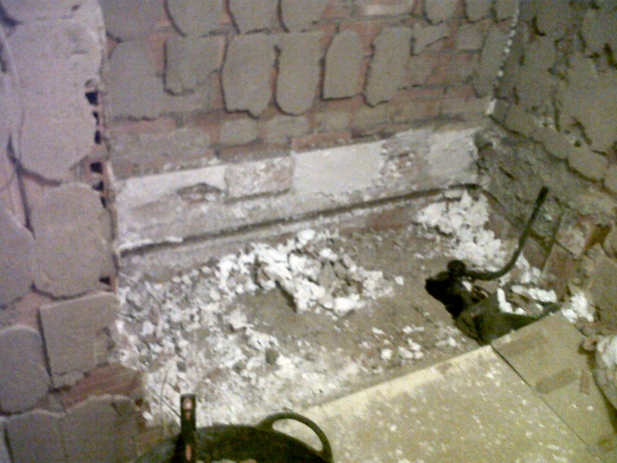 retiramiento de bañera