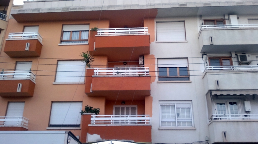 Revestimiento de fachada. Antes y después.