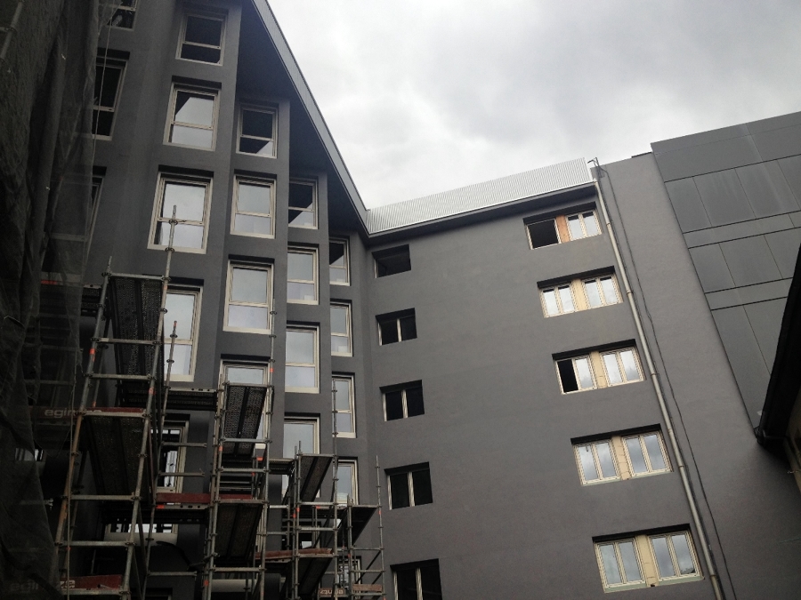 Revestimiento de Fachada con mortero acrilico