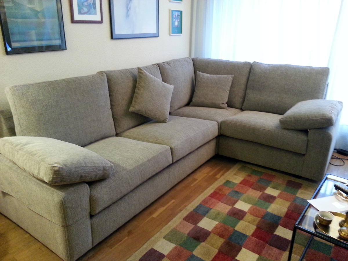 Rinconera tapizada de nuevo