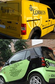 Rotular Coches, Furgonetas, Vehiculos en Madrid