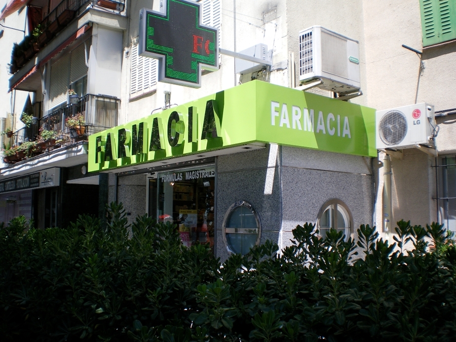 Rótulo Farmacia