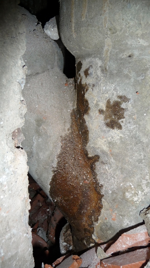 Rotura en el tubo  desague general